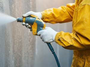 Pulizia aree commerciali a Marghera